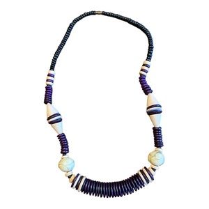 Vintage necklace 36.5” long really pretty, see photos for description EUC